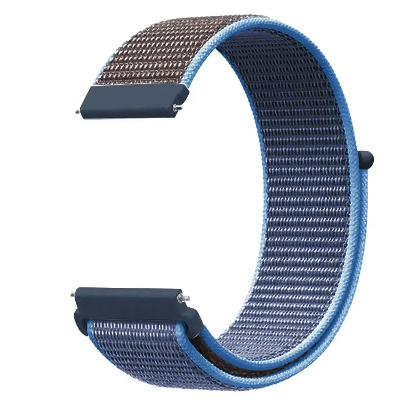 Regulowany nylonowy pasek sportowy do smartwatcha 20mm 22mm, oddychający, lekki pasek do zegarka sportowego i fitnessu | Sansoti