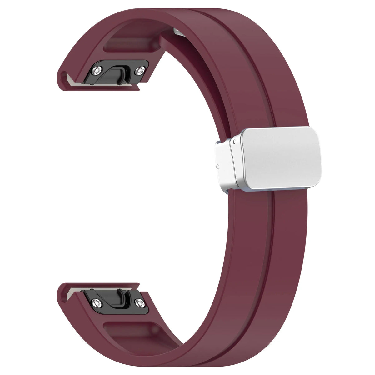 Silicone Smartwatch Band 20mm 22mm 26mm Adjustable Sports-Friendly Comfortable Stylish Watch Band | Sansoti