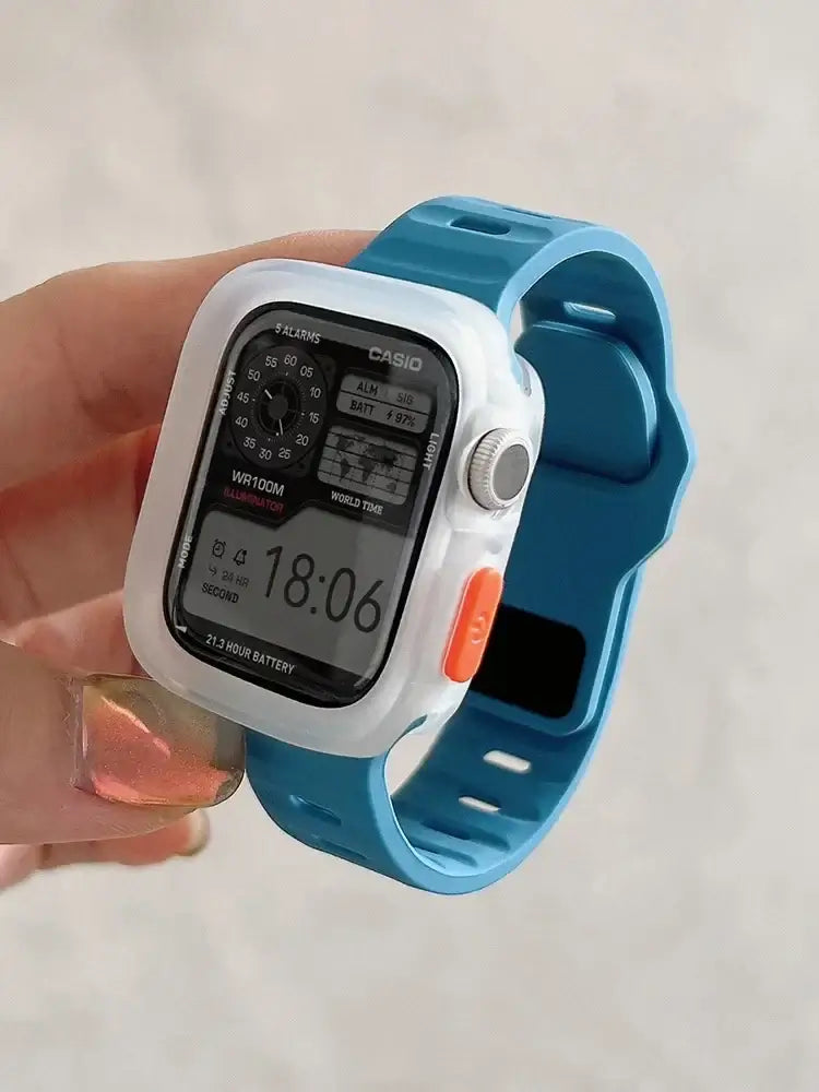 Flexible Comfortable Silicone Smartwatch Band with Quick Release Sports Band 38-49mm Universal Replacement | Sansoti