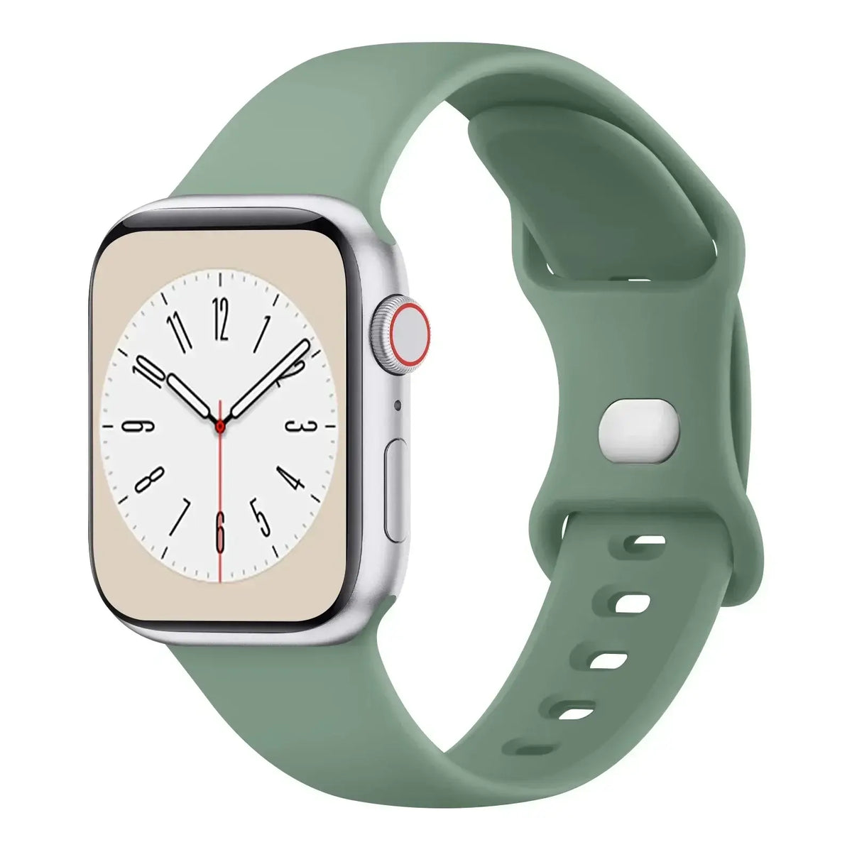 Siliconen Smartwatch Bandje – Ademend Flexibel Horlogeband Verstelbaar Comfortabel – Voor Alle Pols Maten | Sansoti