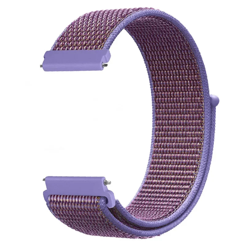 Regulowany nylonowy pasek sportowy do smartwatcha 20mm 22mm, oddychający, lekki pasek do zegarka sportowego i fitnessu | Sansoti