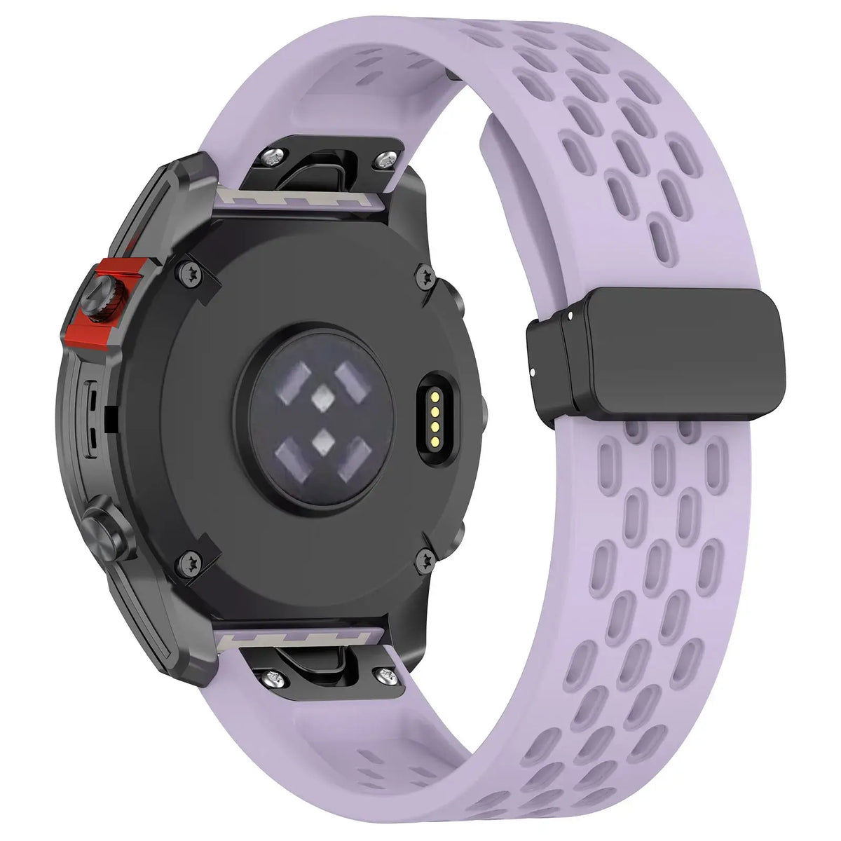 Breathable Silicone Smartwatch Band QuickFit Sports Wristband Replacement 20mm 22mm 26mm Watch Accessory | Sansoti