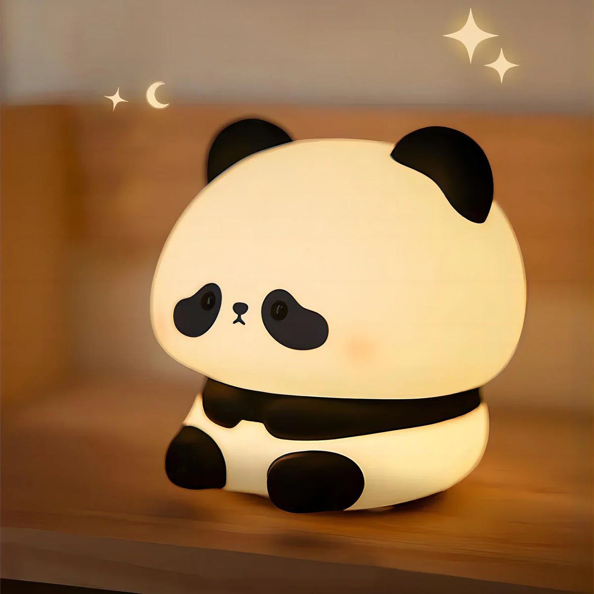 Animal Night Light LED Night Lamp Soft Silicone USB Rechargeable Timer Mood Lighting Kids Room | Sansoti