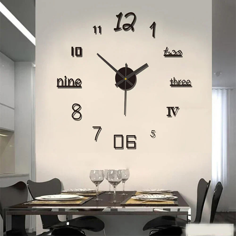 Designer Wall Clock with Unique Artistic Design – Quiet and Decorative for Any Interior | Sansoti