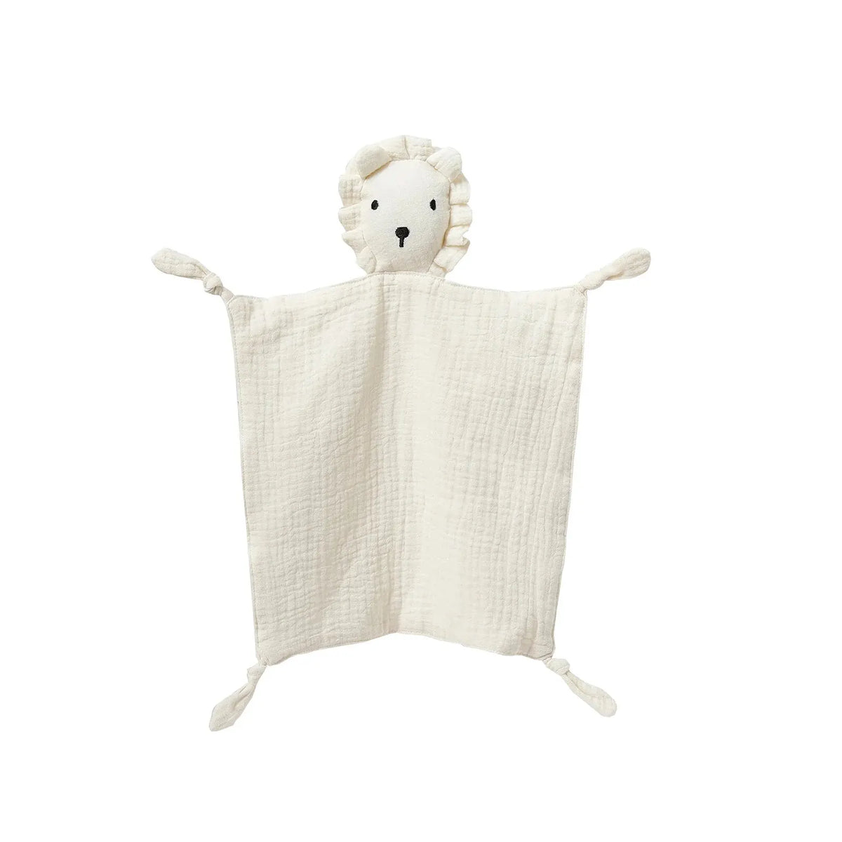 Doudou en coton avec tête d’animal pour bébé | Aide au sommeil douce pour nouveau-nés, cadeau de naissance, doudou réconfortant, jouet | Sansoti