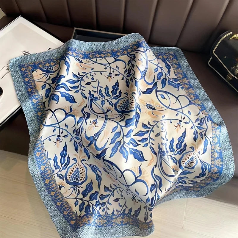 Vierkante Sjaal 70x70 cm Polyester Multifunctioneel Haarband Nekdoek Dames Vier Seizoenen Decoratief | Sansoti