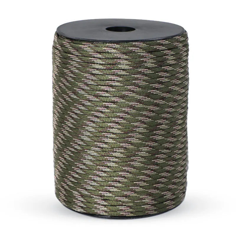 Paracord 550 Survival Seil 100 Meter 9 Kern 4mm Militärqualität Outdoor Camping | Sansoti
