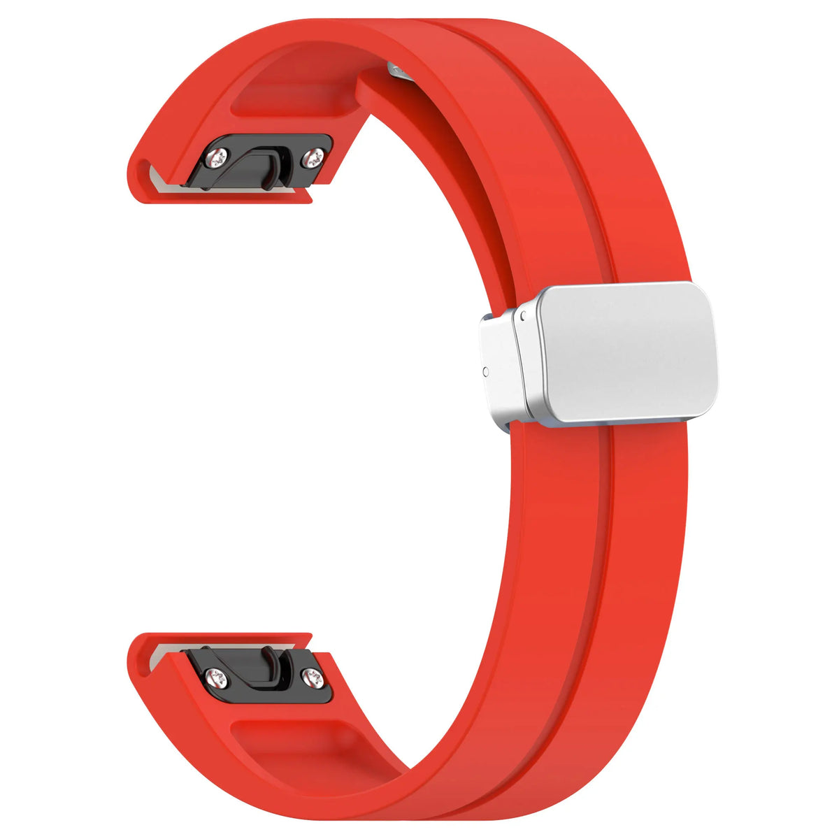 Silicone Smartwatch Band 20mm 22mm 26mm Adjustable Sports-Friendly Comfortable Stylish Watch Band | Sansoti