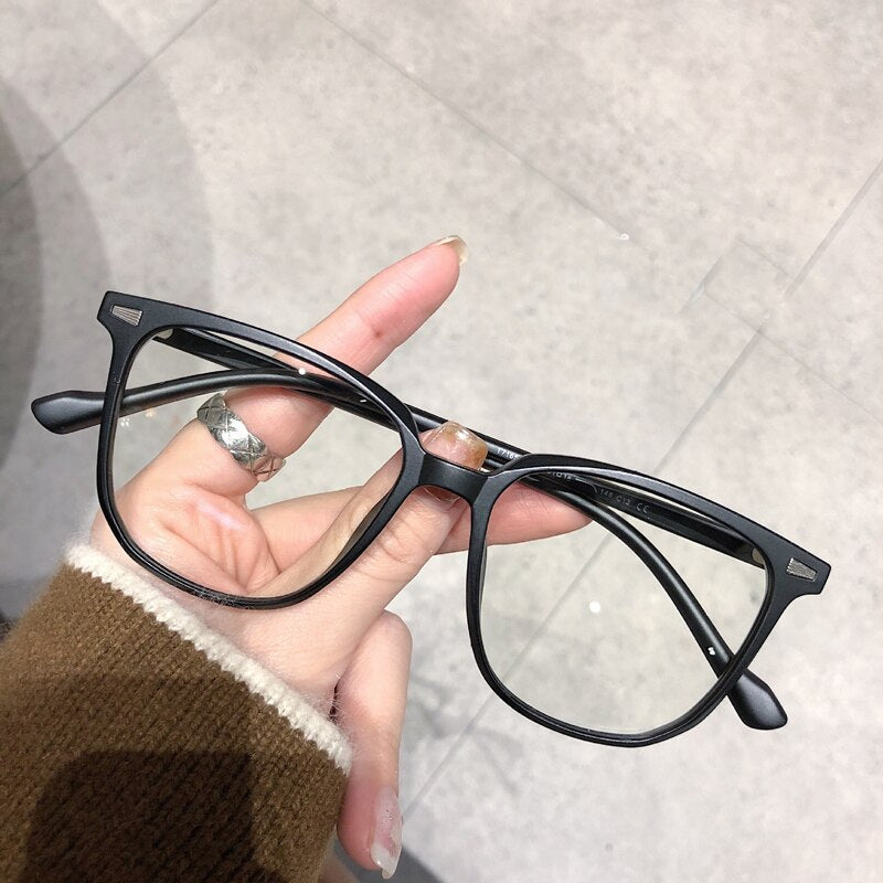Dioptrie Bril voor Bijziendheid met Anti-Blauw Lichtfilter | Unisex Oversized Montuur | Vermindert Oogvermoeidheid | Sansoti