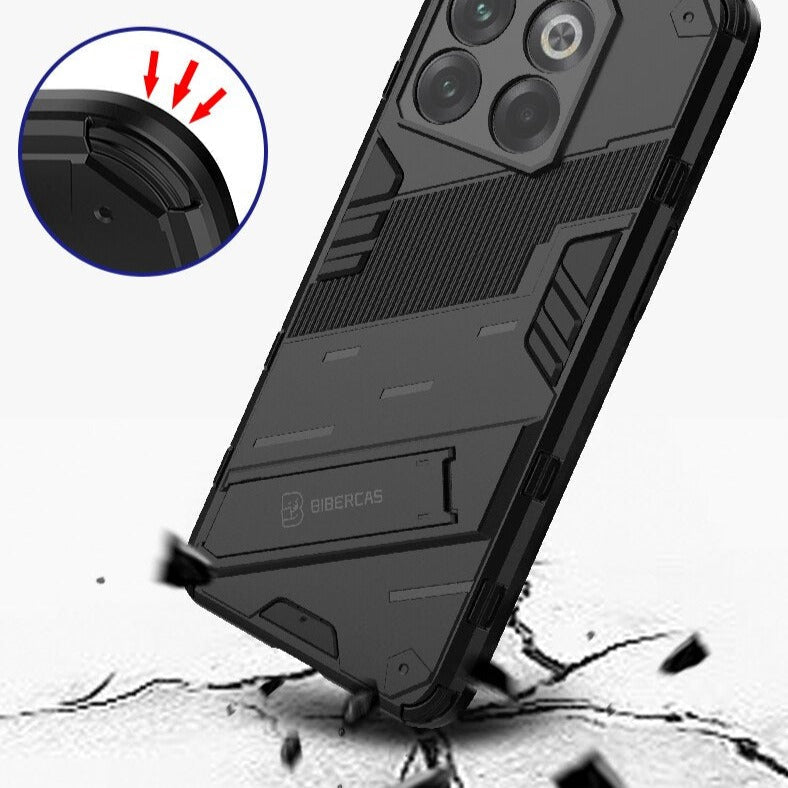 Shockproof Phone Case with Stand for OnePlus 15 13 12 11 10 Nord Black Blue Green Red Protection | Sansoti