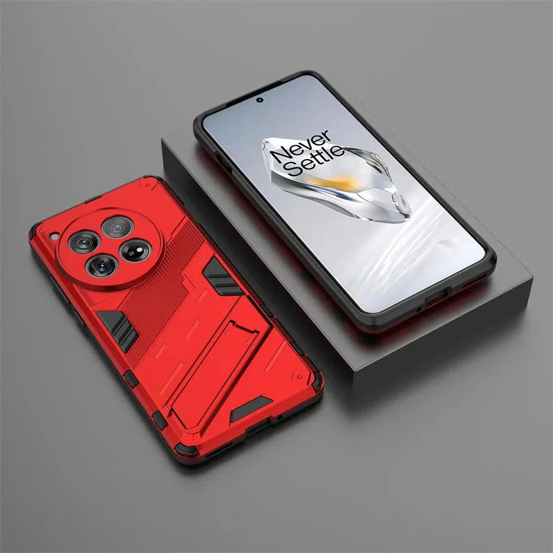 Shockproof Phone Case with Stand for OnePlus 15 13 12 11 10 Nord Black Blue Green Red Protection | Sansoti