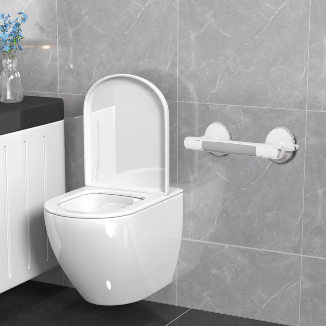 Sicherheitsgriff für Dusche mit Saugnäpfen – Rutschfester Haltegriff Badezimmer Halterung Senioren Sicherheit Montagefrei | Sansoti