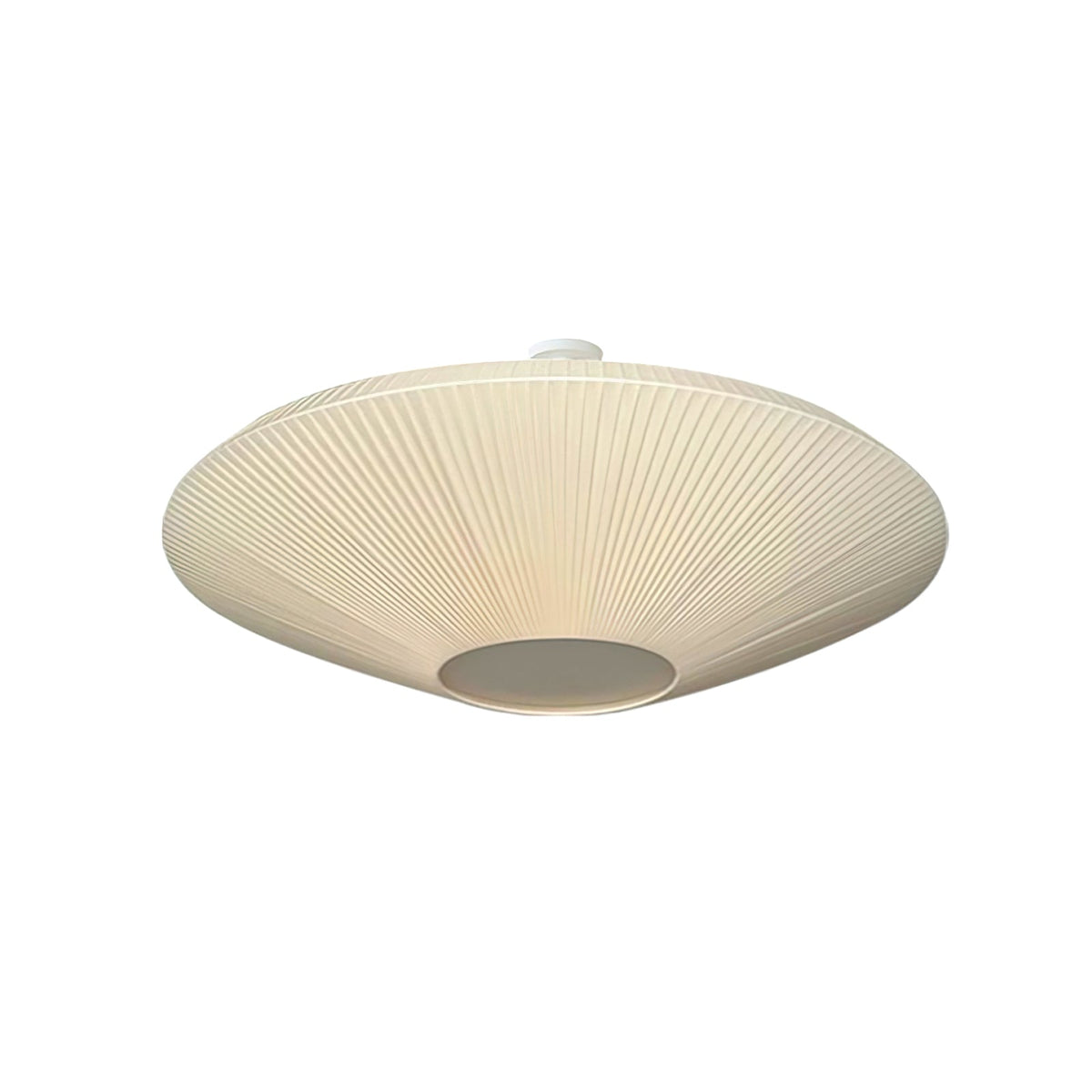 Ceiling Lamp Oriental Style Fabric Shade Soft Lighting for Dining Room Living Room Dimmable 3 Sizes | Sansoti