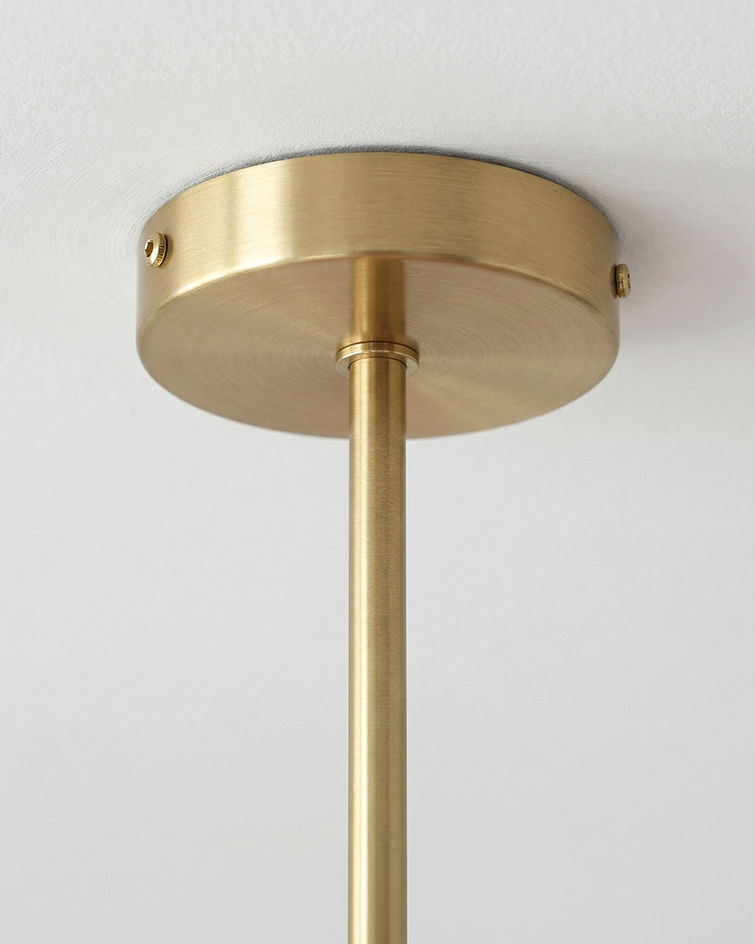 Mid-Century Glass Chandelier with Globe Shades and Polished Metal Finish – Available in Copper and Chrome with Colored Glass – 3 or 5 Arms with Adjustable Rod System | Sansoti