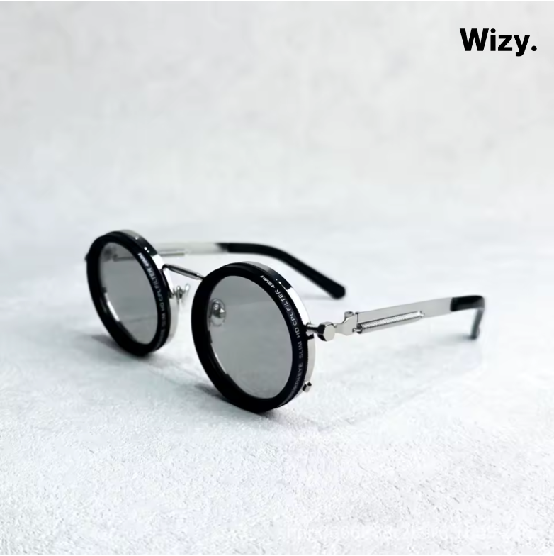 Sunglasses with Dark Lenses UV400 Protection Black Retro Gold Silver Fashion | Sansoti