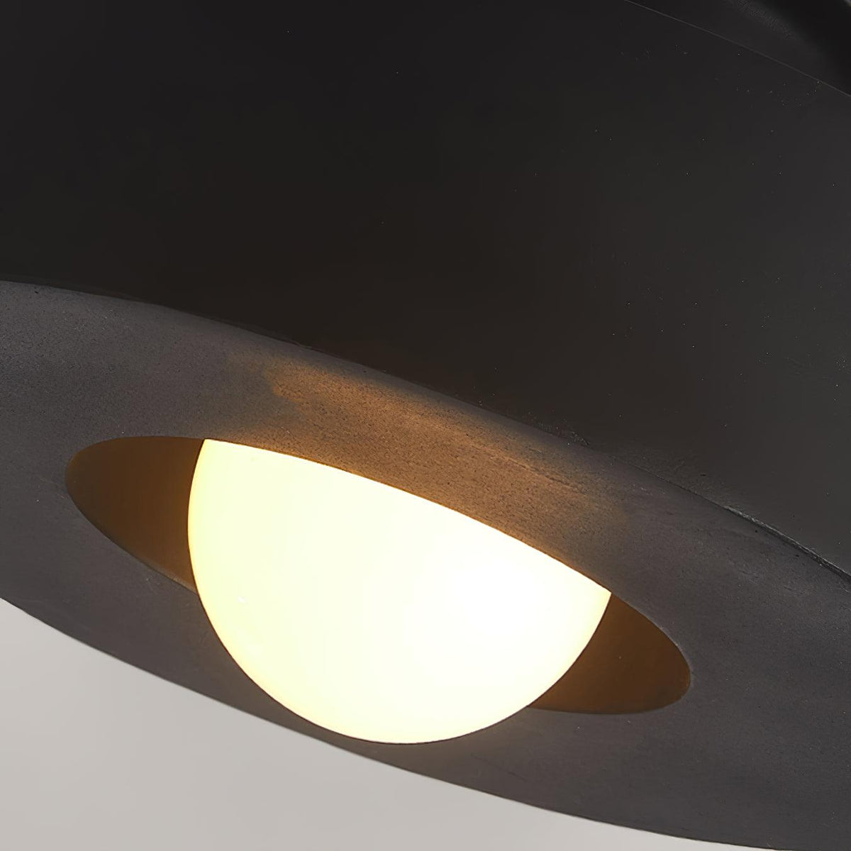 Simon ceiling lamp with stacked cylindrical shapes, resin, available in red, green and black, E26 E27 socket, Ø30×15cm, minimalist design, geometric sculptural lighting element | Sansoti