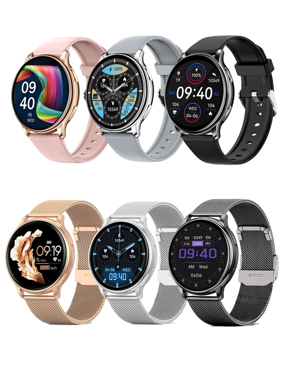 Cyfrowy zegarek na rękę z czujnikiem zdrowotnym, ekranem dotykowym, wodoodpornością IP68, funkcją połączenia alarmowego, bateria na 14 dni, smartwatch | Sansoti
