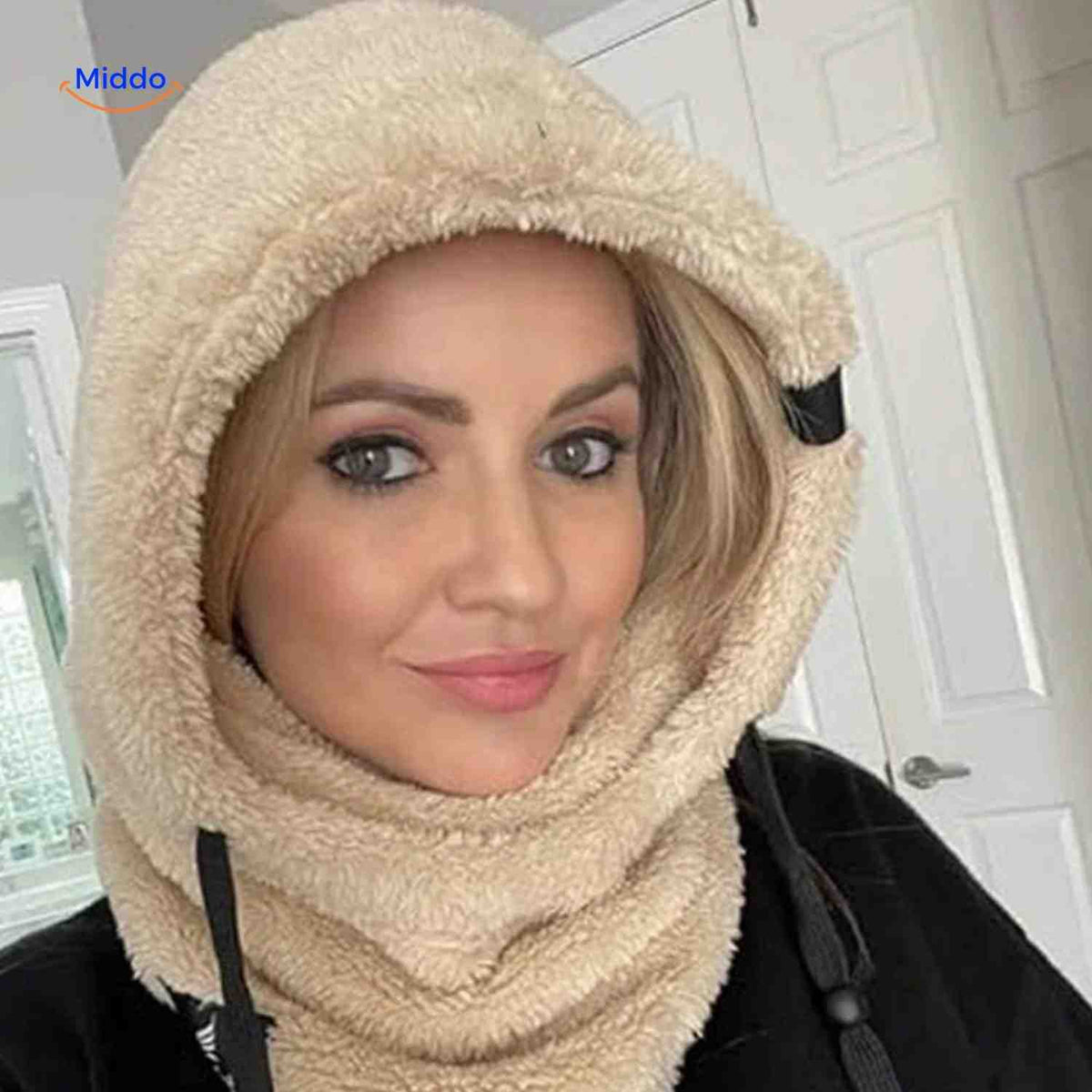 Multifunctionele Thermische Wintercap Fleece Hood Verstelbaar Unisex voor Outdoor Skiën Wandelen Sport | Sansoti