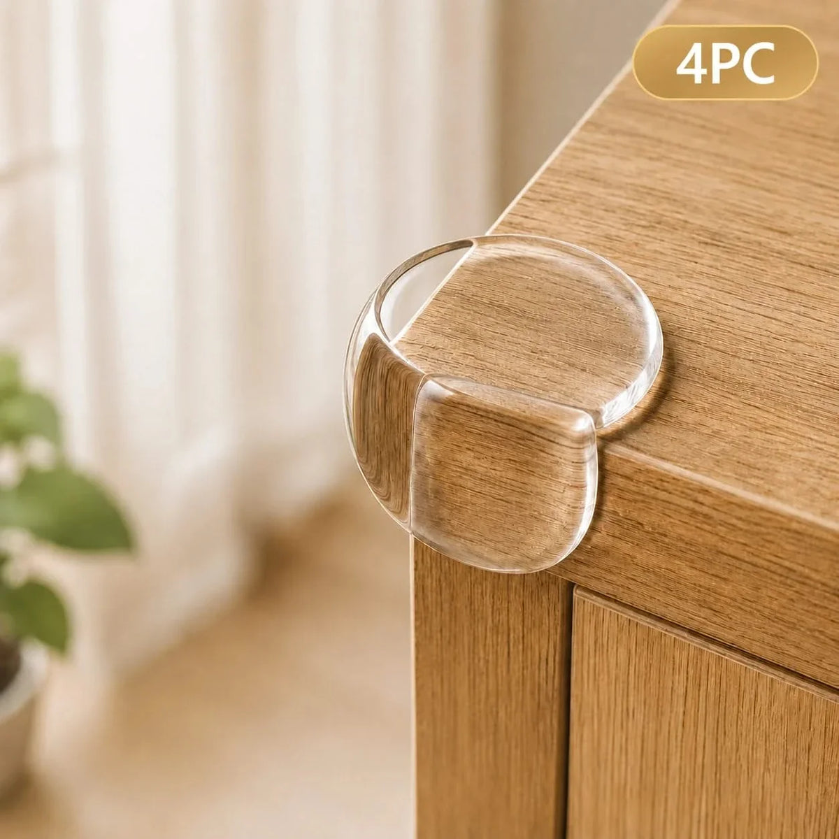 Transparent Corner Protectors for Furniture - Safe Corners at Home - Child-Friendly Protection for Babies and Toddlers | Sansoti