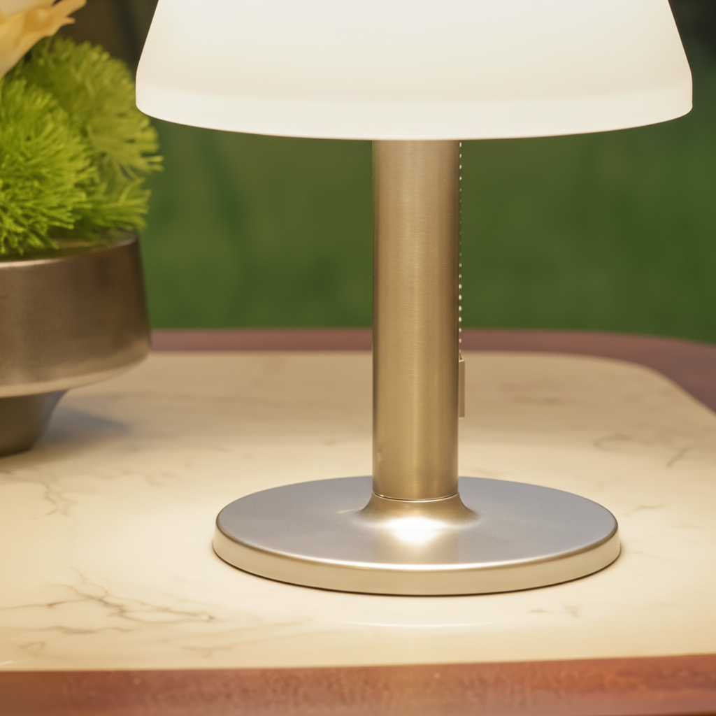 Solar Lantern Outdoor Table Light Warm White Light Patio Balcony Garden Wireless Ambient Lighting Decorative | Sansoti