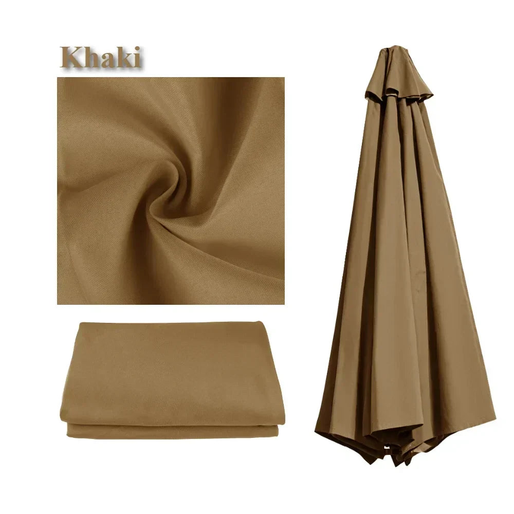 Replacement Parasol Cover 6/8 Spokes Water-Repellent with Ventilation 2-3 Meters | Sansoti