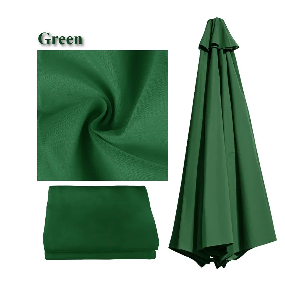 Replacement Parasol Cover 6/8 Spokes Water-Repellent with Ventilation 2-3 Meters | Sansoti