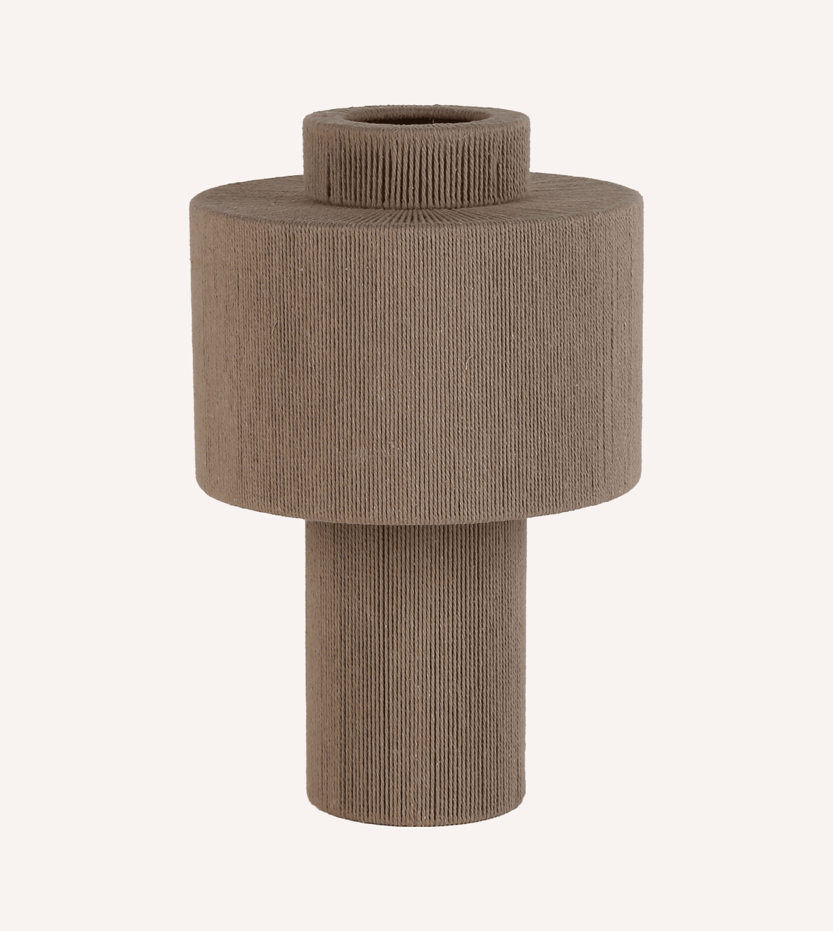 Lampa wisząca z plecionki bawełnianej, naturalny design, 25 cm, boho, nastrojowe oświetlenie | Sansoti