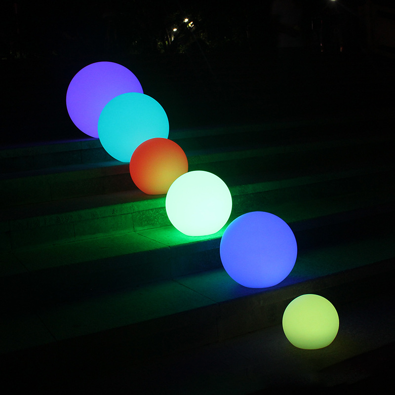 Rechargeable LED Garden Globe with Remote Control 16 Colors Ambient Lighting for Garden Patio and Outdoor Decoration | Sansoti