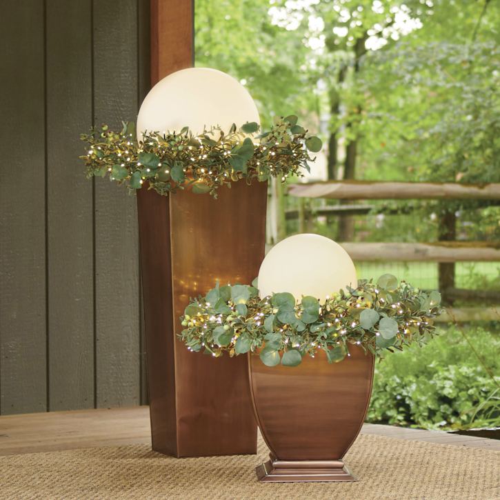 Rechargeable LED Garden Globe with Remote Control 16 Colors Ambient Lighting for Garden Patio and Outdoor Decoration | Sansoti