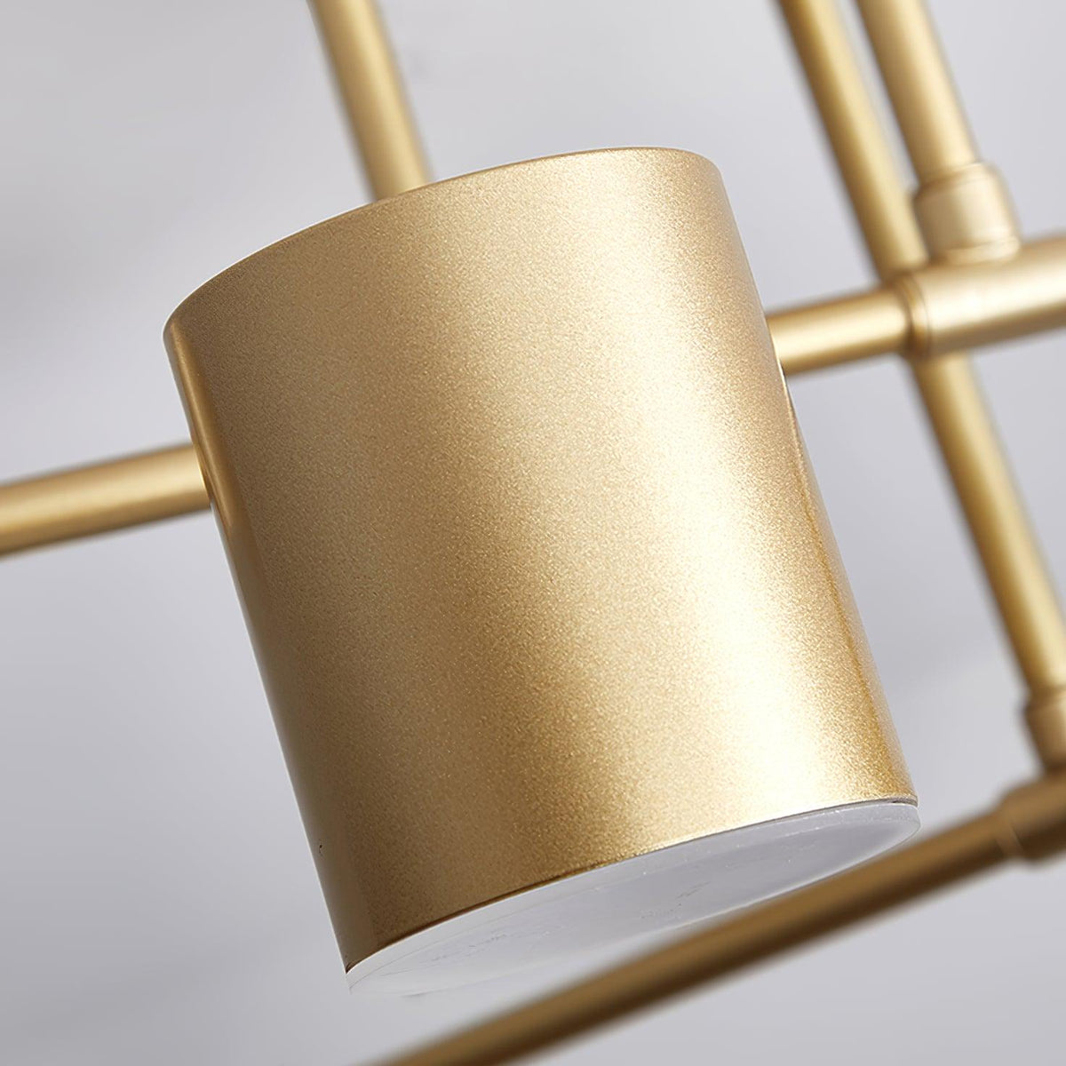 Sputnik Deckenlampe 6-Arme LED Metallrahmen Ø57cm Gold Schwarz Weiß 36W dimmbar Mid-Century Skandinavisches Esszimmer Wohnzimmer Eingang Modernes Design | Sansoti