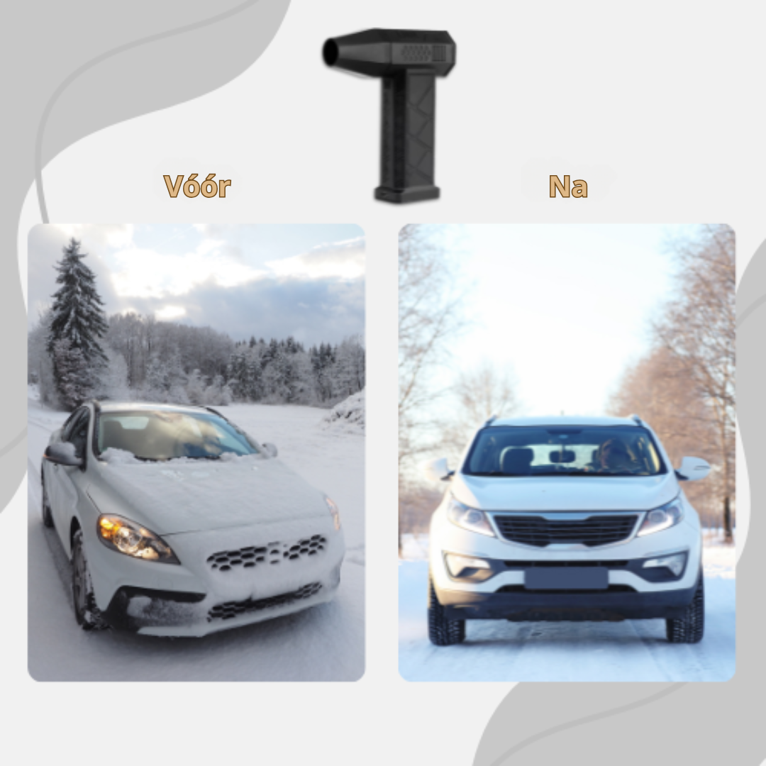 Wireless Snow Brush – Compact Electric Snow Remover for Car & Windows – USB Rechargeable | Sansoti