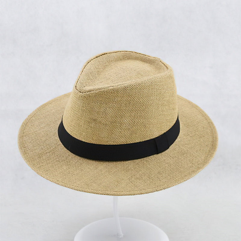 Handwoven Straw Hat with UPF Protection and Adjustable Fit – Breathable Summer Hat | Sansoti