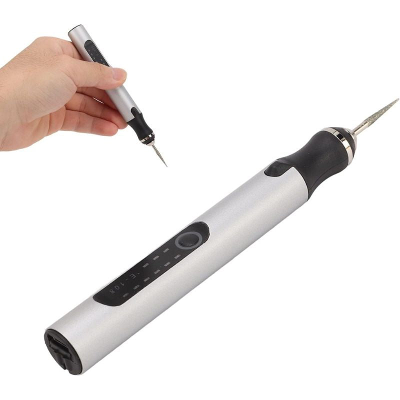 Wireless Electric Engraving Pen With Adjustable Speed And LCD Screen | Sansoti