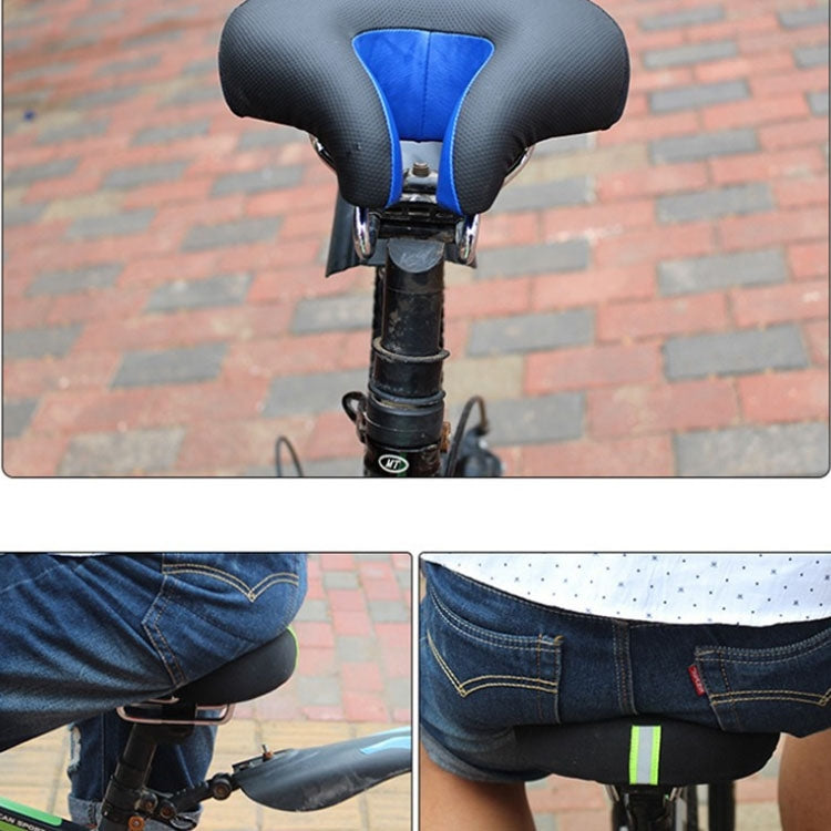 Nose-Free Bicycle Saddle 20x18 cm Pressure-Relieving Faux Leather Foam Padding Universal Seat Post | Sansoti