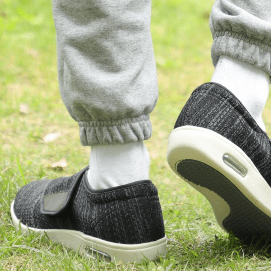 Adjustable Extra-Wide Shoes for Sensitive Feet with Removable Insole and Velcro Fastening Size 36-46 | Sansoti