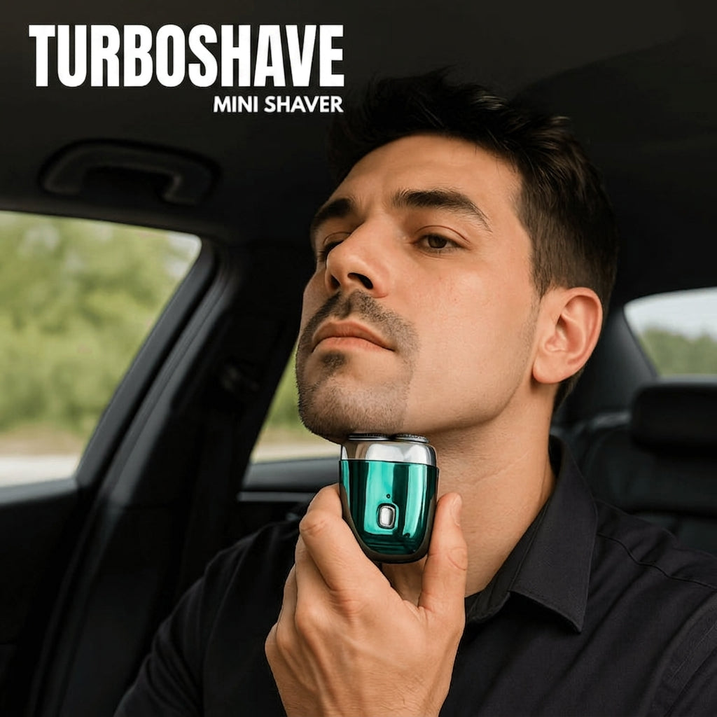 Electric Shaver Dual-Head 360° Floating Shaving Head Wet and Dry Rechargeable Compact Travel-Friendly | Sansoti