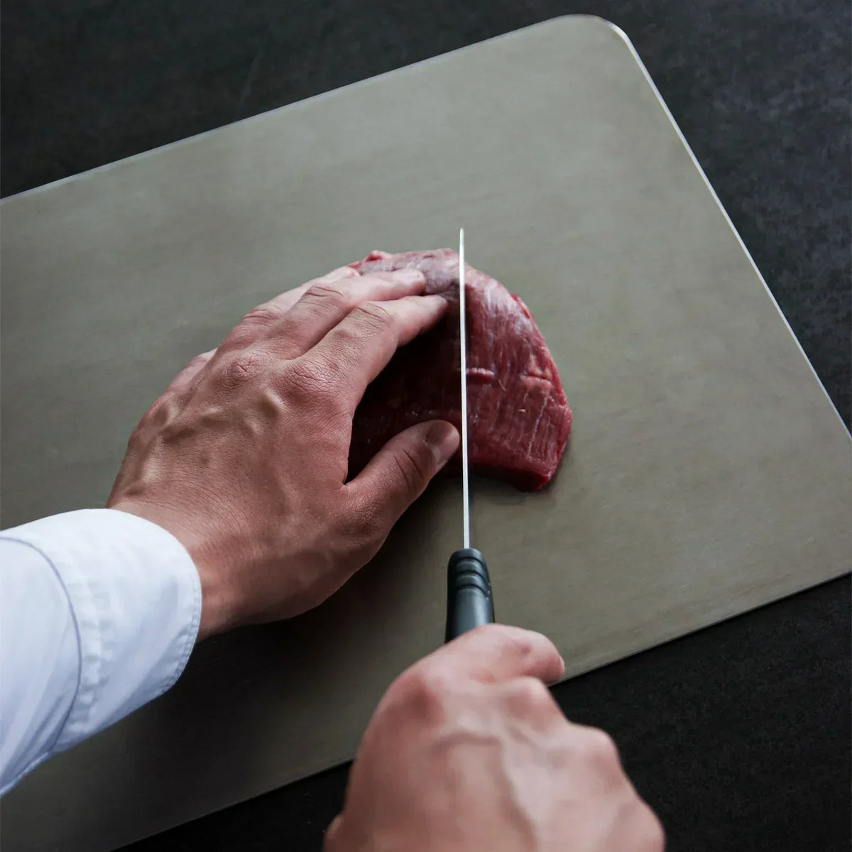 Planche à découper 35×25 cm avec revêtement titane Sans BPA Antibactérienne pour préparation hygiénique en cuisine | Sansoti