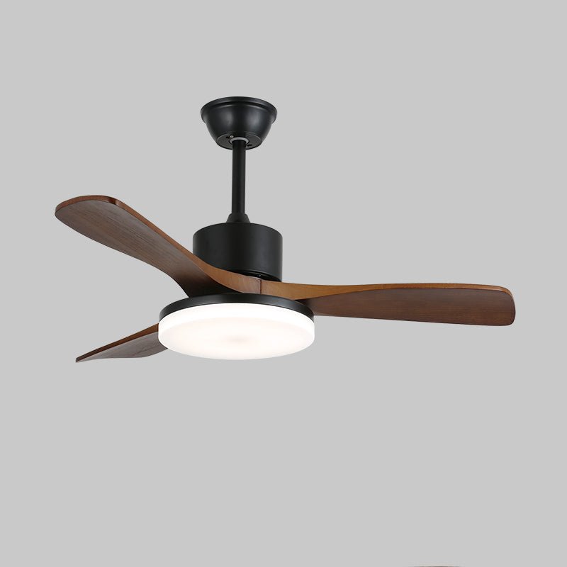 Scandinavian-inspired ceiling fan with lighting and remote control – 6 speeds, dimmable LED, available in 126 cm and 132 cm diameter | Sansoti