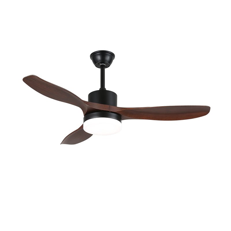 Scandinavian-inspired ceiling fan with lighting and remote control – 6 speeds, dimmable LED, available in 126 cm and 132 cm diameter | Sansoti