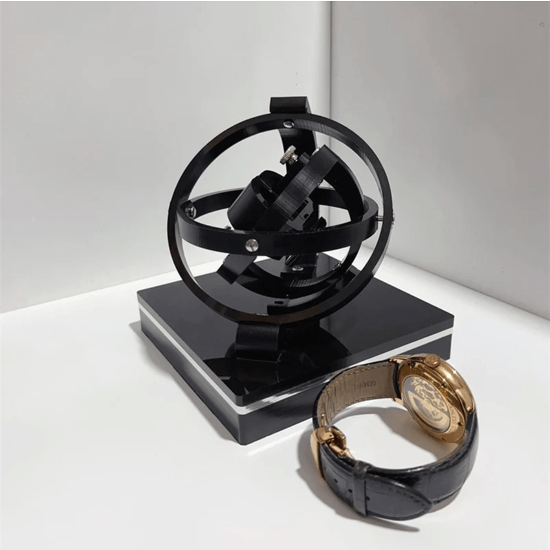 Automatic Watch Winder Wooden Display Box Silent Winding Mechanism for Mechanical Watches Storage Box | Sansoti