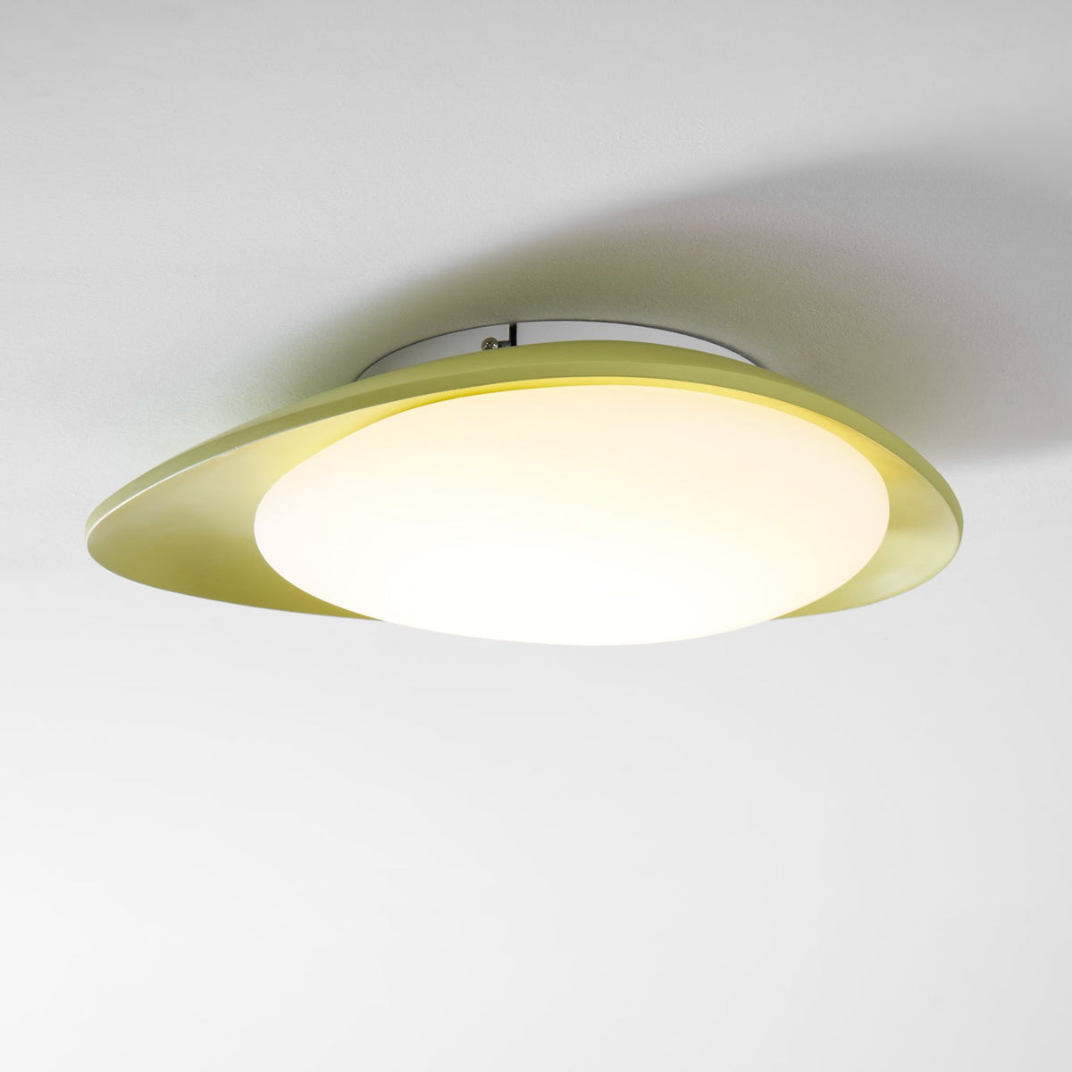 Deckenlampe Resin Oval Grün Beige Wohnzimmer Schlafzimmer LED 3000K 4000K 6000K Ø36 Ø46cm Organisch Deckenleuchte Dimmbar | Sansoti