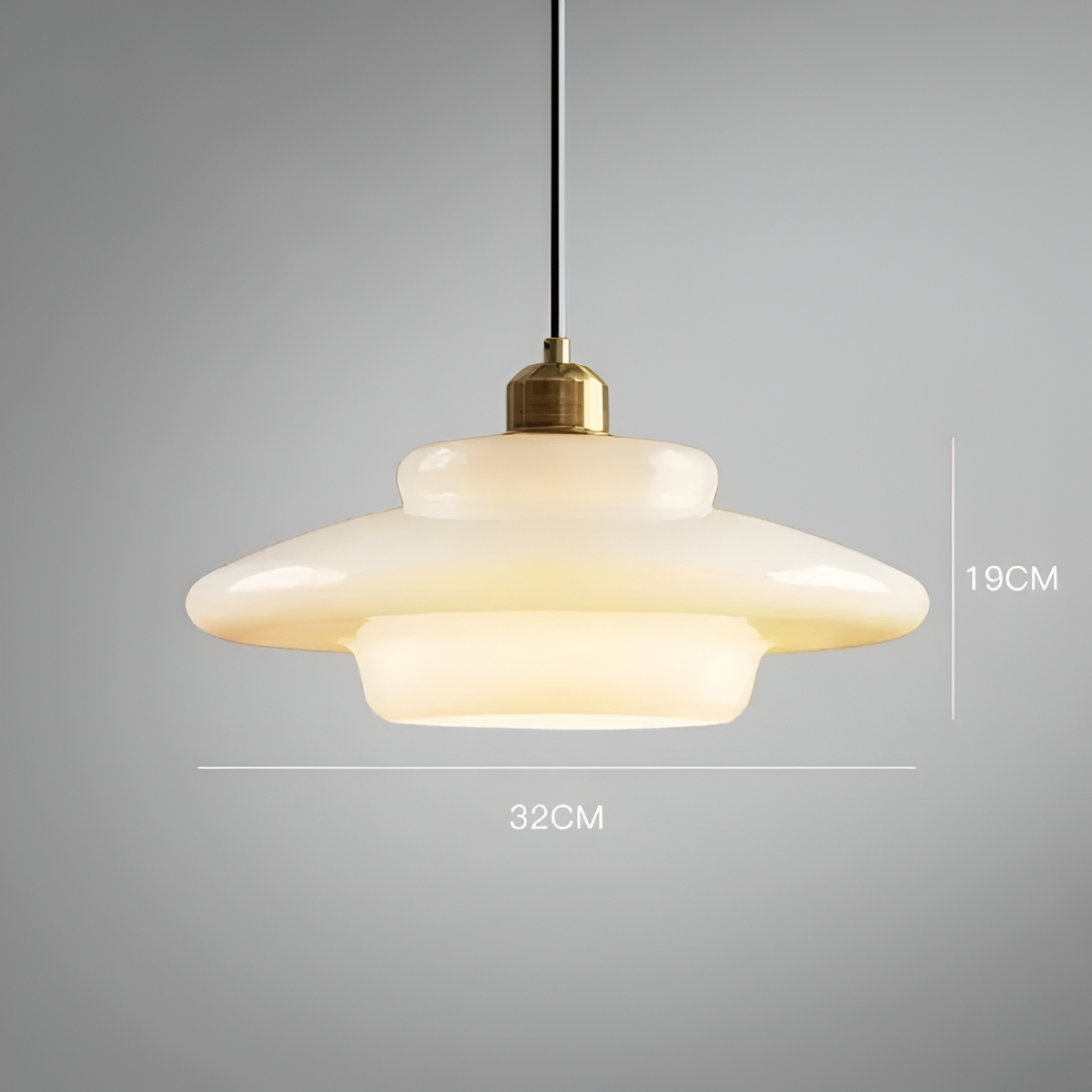 Deckenlampe Art Deco Messing Glas D30 D28 D32 Gold Vintage Design | Sansoti