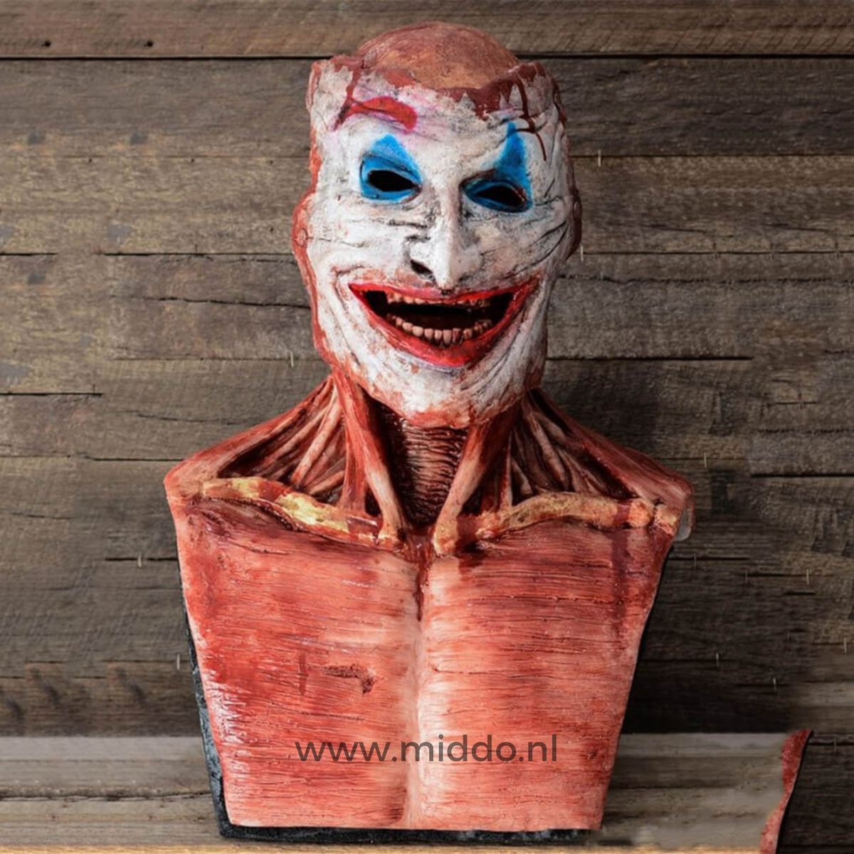 Halloween Horror Masker met Bewegende Kaak Volledig Gezicht Latex Griezelmasker Afneembare Laag Carnaval | Sansoti