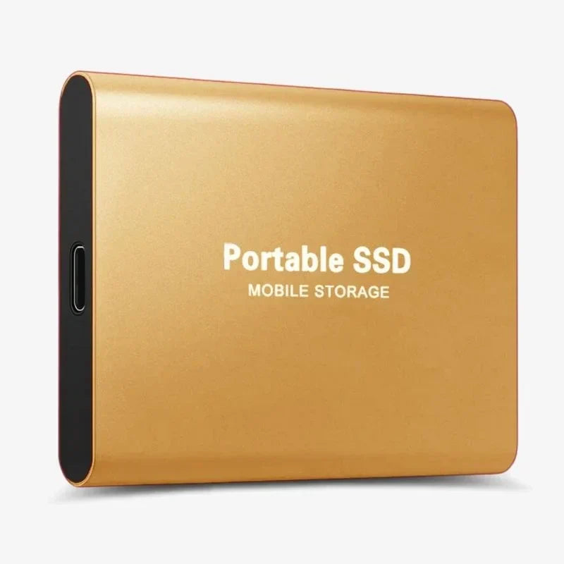 External SSD Drive 128GB USB 3.1 Aluminum Casing Portable Fast Data Storage Compatible with PC Laptop | Sansoti