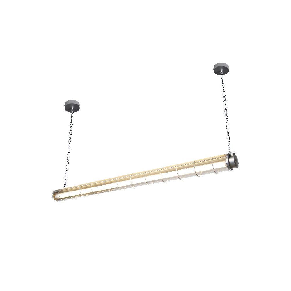 Lineare Hängeleuchte aus Glas, modern, 123 cm, Schwarz, Grün, Silber, Nordic Design, Esszimmer, Küche, Esstisch, Kücheninsel | Sansoti
