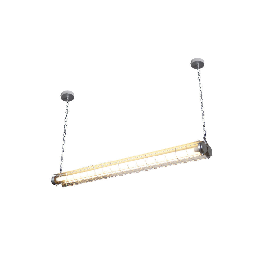 Lineare Hängeleuchte aus Glas, modern, 123 cm, Schwarz, Grün, Silber, Nordic Design, Esszimmer, Küche, Esstisch, Kücheninsel | Sansoti