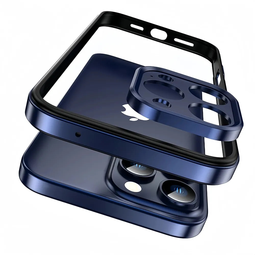 Ultraleichter Aluminium-Bumperrahmen für das iPhone – flaches, randloses Design mit Kameraschutz und zuverlässigem Schutz | Sansoti