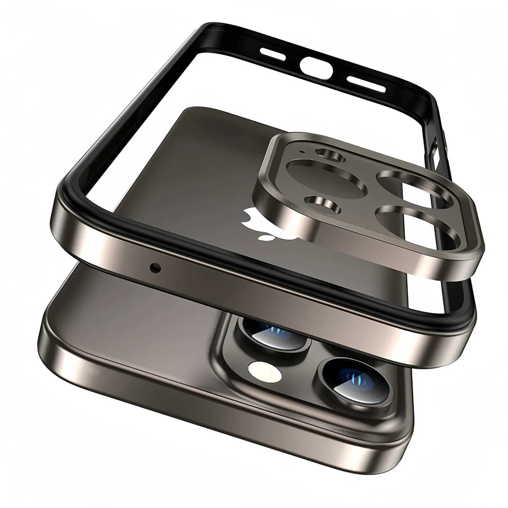 Ultraleichter Aluminium-Bumperrahmen für das iPhone – flaches, randloses Design mit Kameraschutz und zuverlässigem Schutz | Sansoti