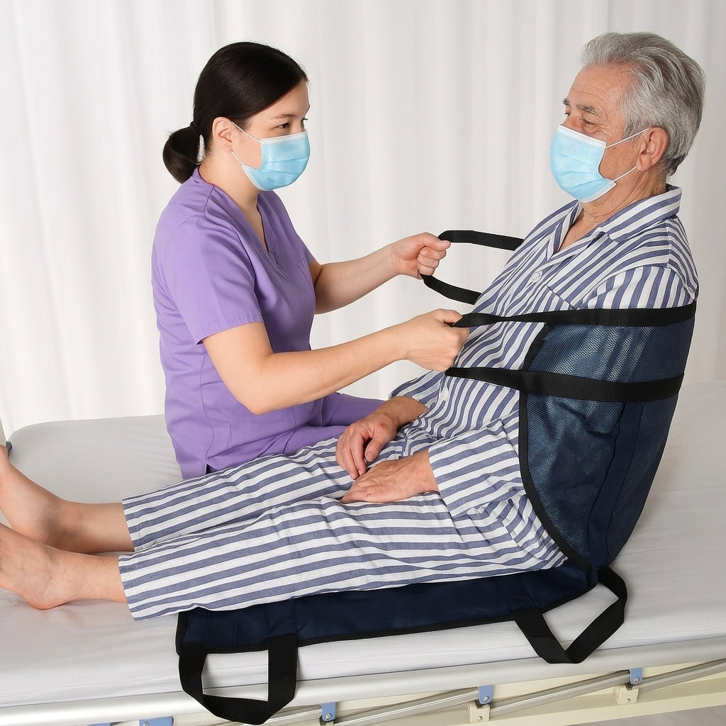 Padded Transfer Mat for Seniors – Comfortable Transfer Aid for Bed & Lying Support | Sansoti