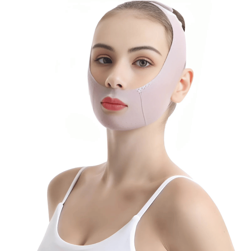 Gesichtskontur-Maske – Modellierendes V-Lift-Gesichtsband für straffe Kieferlinien | Sansoti